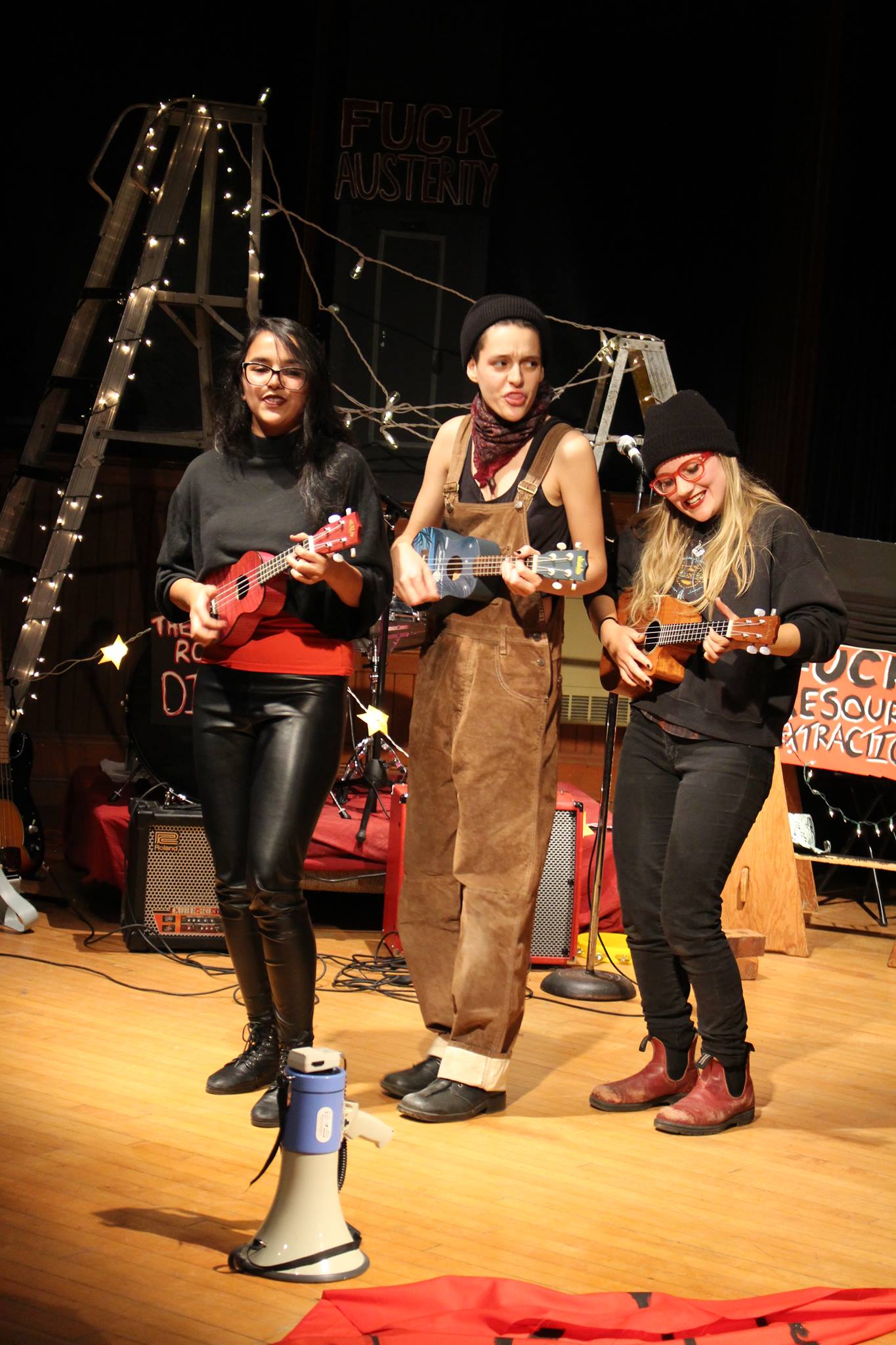 Summer Mahmud, Alysa Toouati, and Sarah Mitchell (left to right)